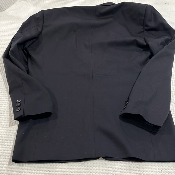 Mani by Giorgio Armani Mens Blazer Jacket Size 40R black Virgin Wool Sport Coat - Picture 10 of 10